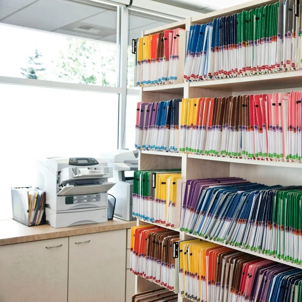 Organized bookkeeping files and records for a Kenyan business